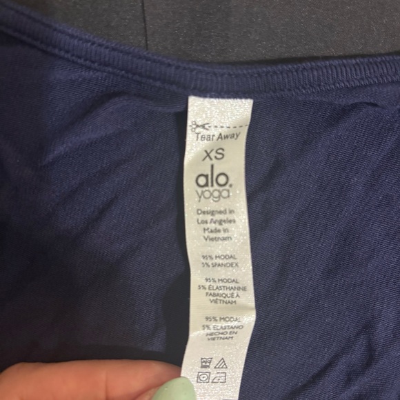 BNWT ALO Yoga Amelia Long Sleeve Crop Top XS - Picture 4 of 6